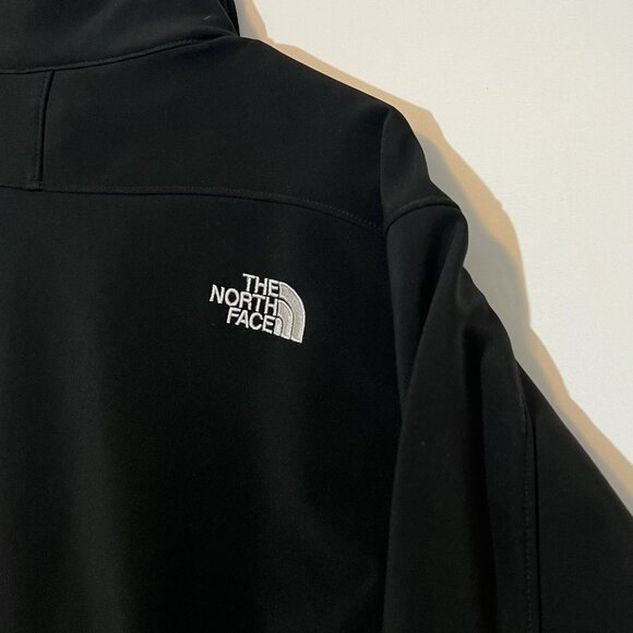 The North Face Men’s Large Jacket Black Apex Softshell Wind Resistant Full Zipp - Picture 11 of 14